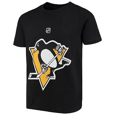 Youth Evgeni Malkin Black Pittsburgh Penguins Player Name & Number T-Shirt