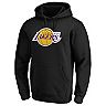 Men's Fanatics Branded Black Los Angeles Lakers Primary Team Logo Pullover Hoodie