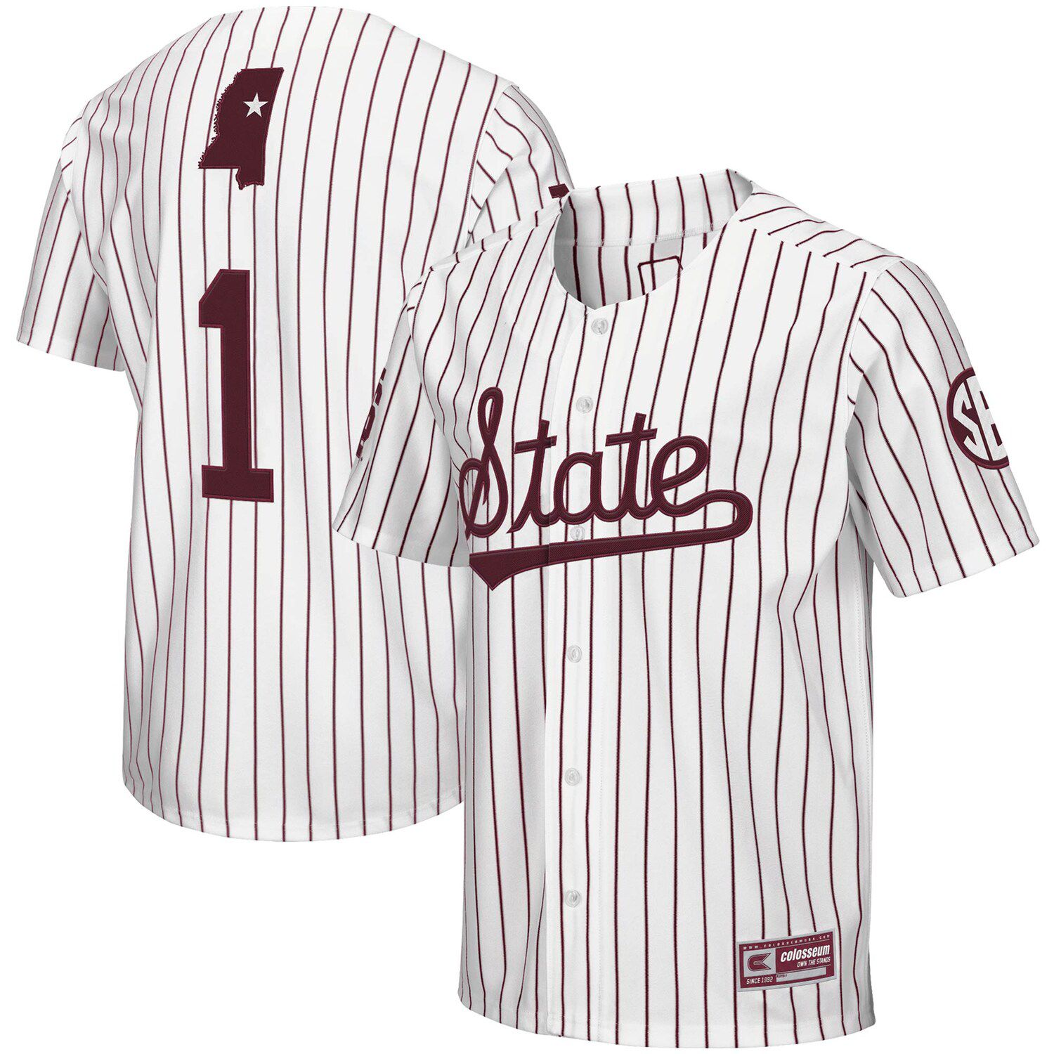 Mississippi State Bulldogs Baseball Jersey