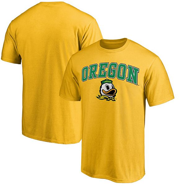 Men's Fanatics Branded Yellow Oregon Ducks Campus Team T-Shirt