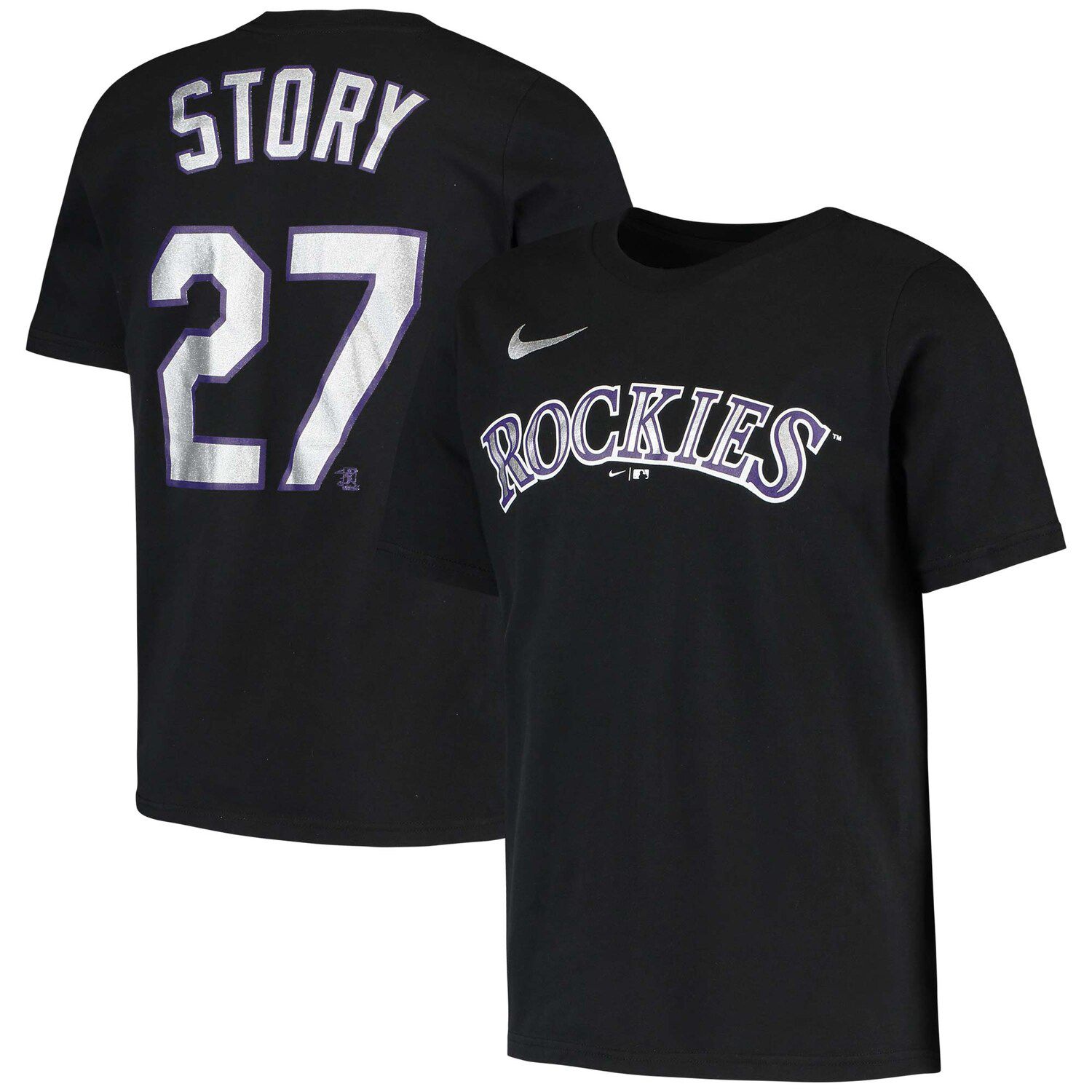 rockies jersey black