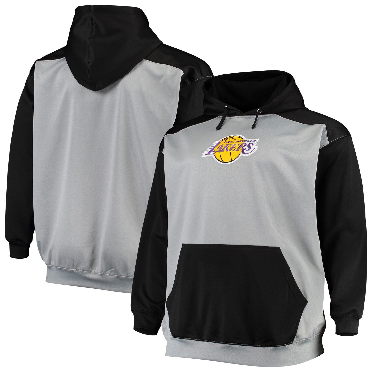 gray lakers hoodie