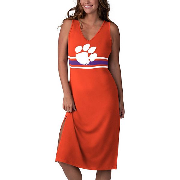 Women's San Francisco Giants G-III 4Her by Carl Banks Black/Orange Opening  Day Maxi Dress