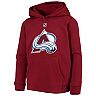 Youth Burgundy Colorado Avalanche Primary Logo Pullover Hoodie