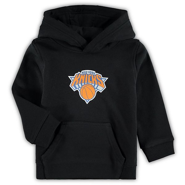 Preschool & Toddler Black New York Knicks Primary Logo Pullover Hoodie
