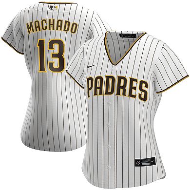 Women's Nike Manny Machado White/Brown San Diego Padres Home Replica Player Jersey