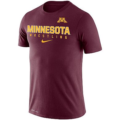 Men's Nike Maroon Minnesota Golden Gophers Wrestling Legend Performance T-Shirt
