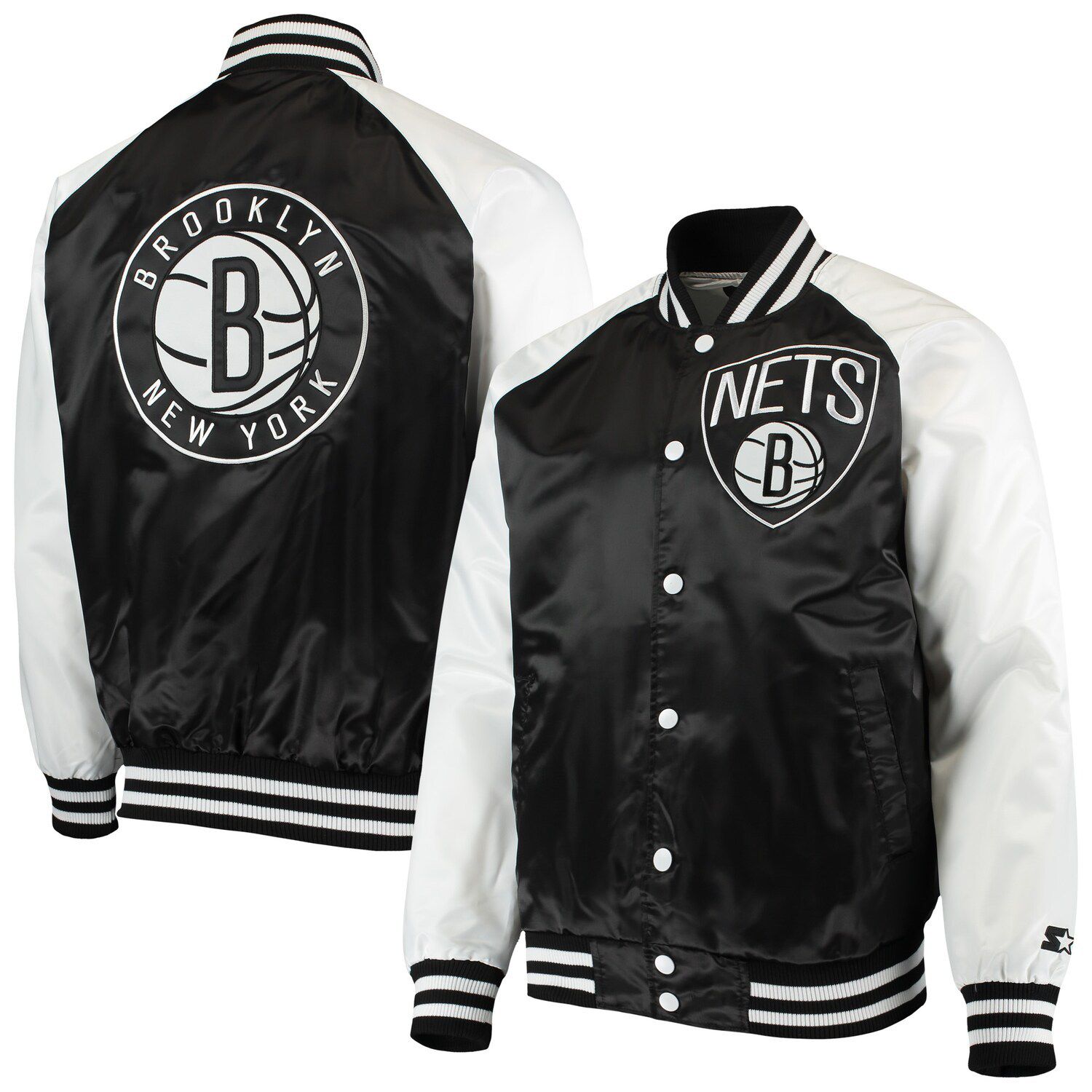 brooklyn nets leather jacket