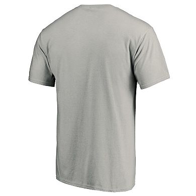Men's Fanatics Branded Charcoal Golden State Warriors Primary Team Logo T-Shirt