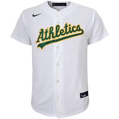 Youth Nike White Oakland Athletics Home Replica Team Jersey