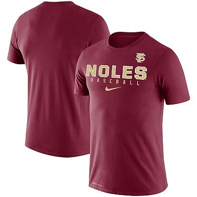 Men's Nike Garnet Florida State Seminoles Baseball Legend Slim Fit Performance T-Shirt