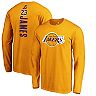 Men's Fanatics Branded LeBron James Gold Los Angeles Lakers Team Playmaker Name & Number Long Sleeve T-Shirt