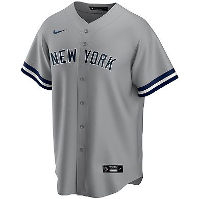 Youth Nike Aaron Judge Gray New York Yankees Road Replica Player Jersey