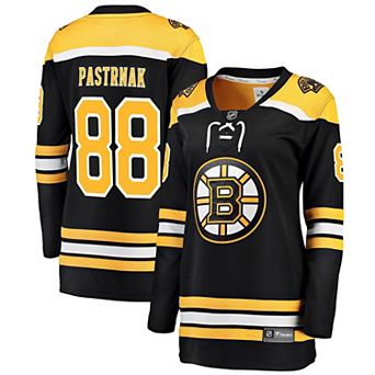 Women's Fanatics Branded David Pastrnak Black Boston Bruins Home Premier Breakaway Player Jersey