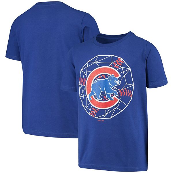 Outerstuff Chicago Cubs Youth Luv The Game 3/4-Sleeve T-Shirt Medium = 10-12