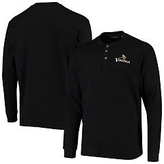 Men's Dunbrooke Charcoal Washington Commanders Logo Maverick Thermal Henley  Long Sleeve T-Shirt