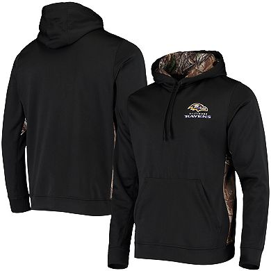 Men's Dunbrooke Black/Realtree Camo Baltimore Ravens Logo Ranger Pullover Hoodie