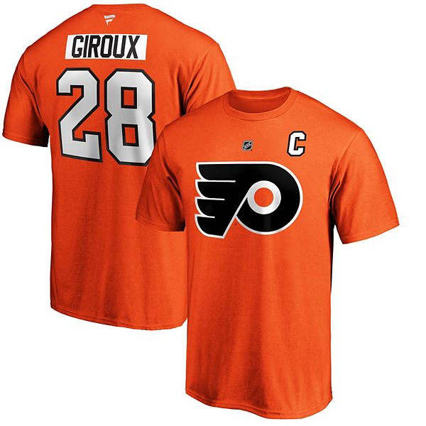 Men's Fanatics Branded Claude Giroux Orange Philadelphia Flyers Team