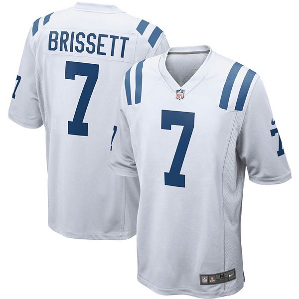 Men's Nike Jacoby Brissett White Indianapolis Colts Game Jersey