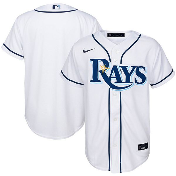 Tampa Bay Rays White Youth Team Apparel Home Jersey 