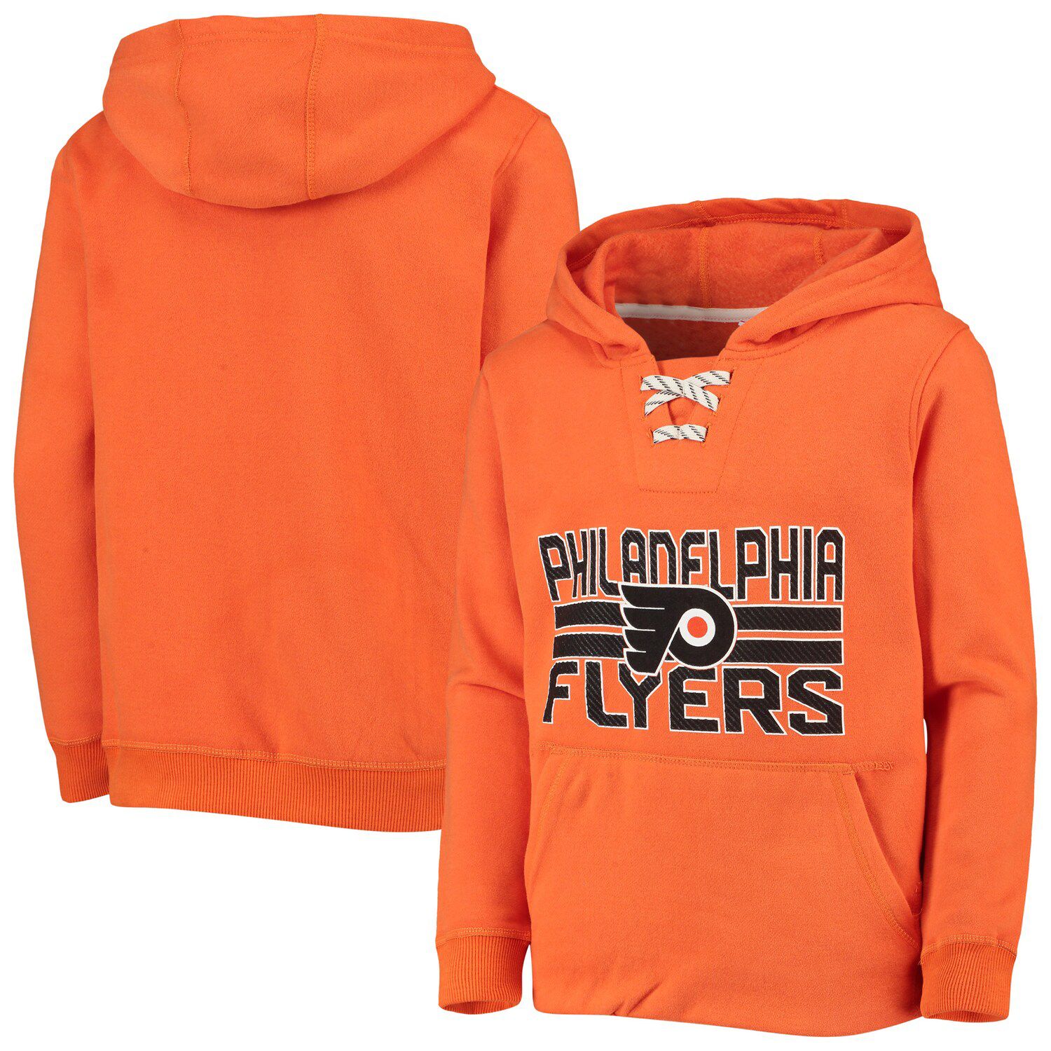 flyers lace up hoodie