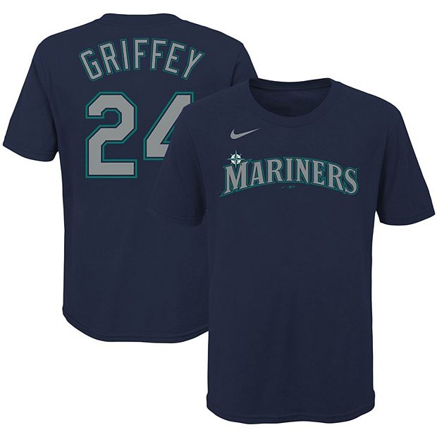 Ken Griffey Jr. Seattle Mariners Men's Alternate Navy Blue Jersey w/ Patch