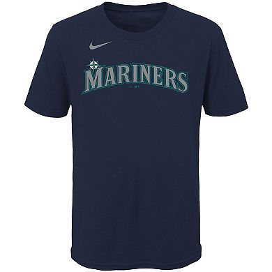 Youth Nike Ken Griffey Jr. Navy Seattle Mariners Player Name & Number T-Shirt