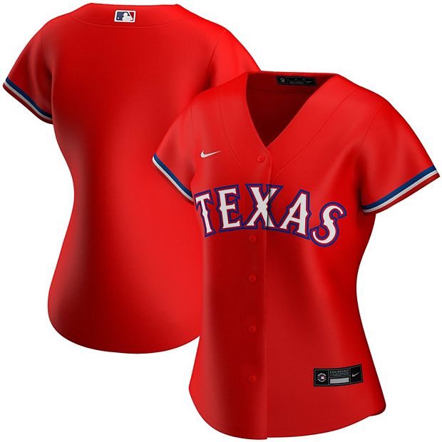 Women's Nike Red Texas Rangers Alternate Replica Team Jersey