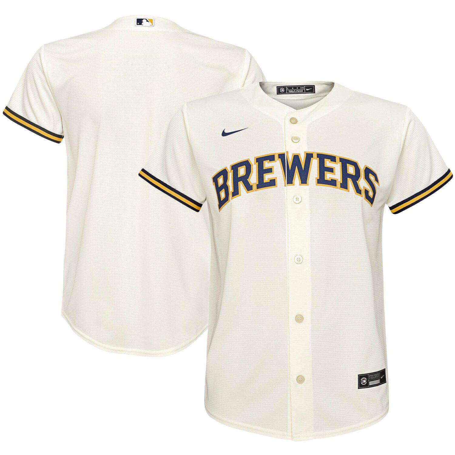 brewers cream jersey