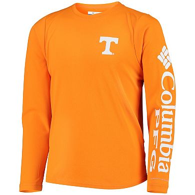 Youth Tennessee Orange Tennessee Volunteers PFG Terminal Tackle Long Sleeve Omni-Shade T-Shirt