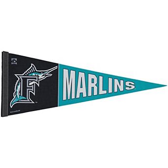 WinCraft Miami Marlins 12'' x 30'' Vintage Retro Pennant