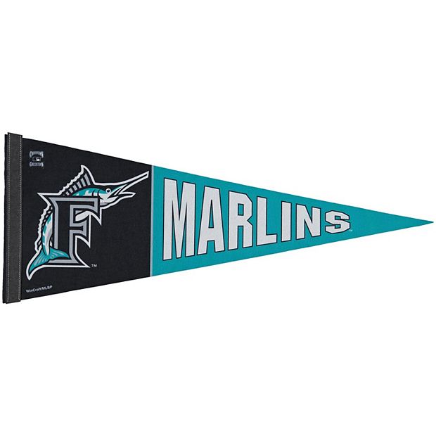 Miami Marlins WinCraft 12'' x 30'' Premium Quality Pennant