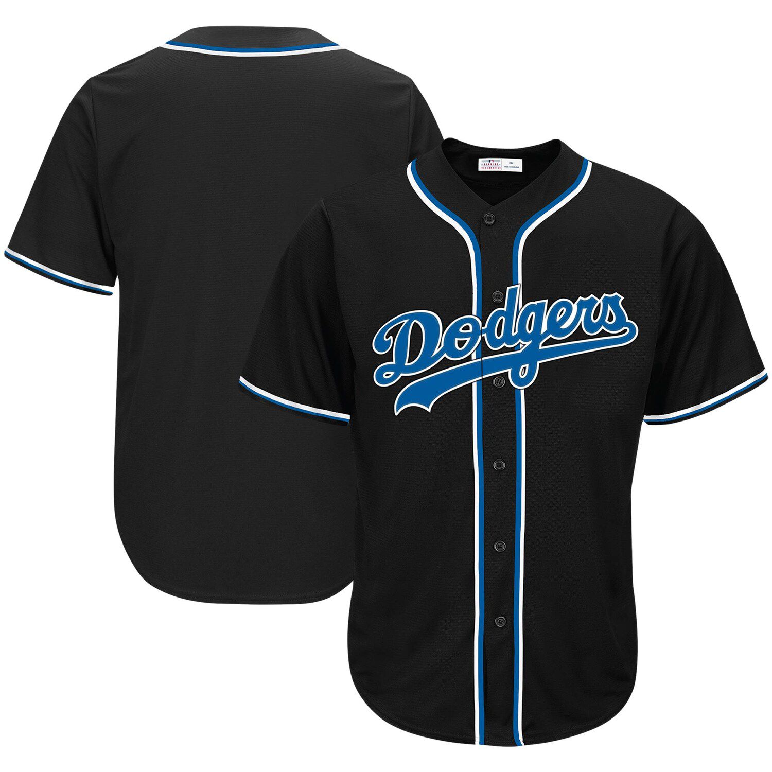 black and red dodgers jersey