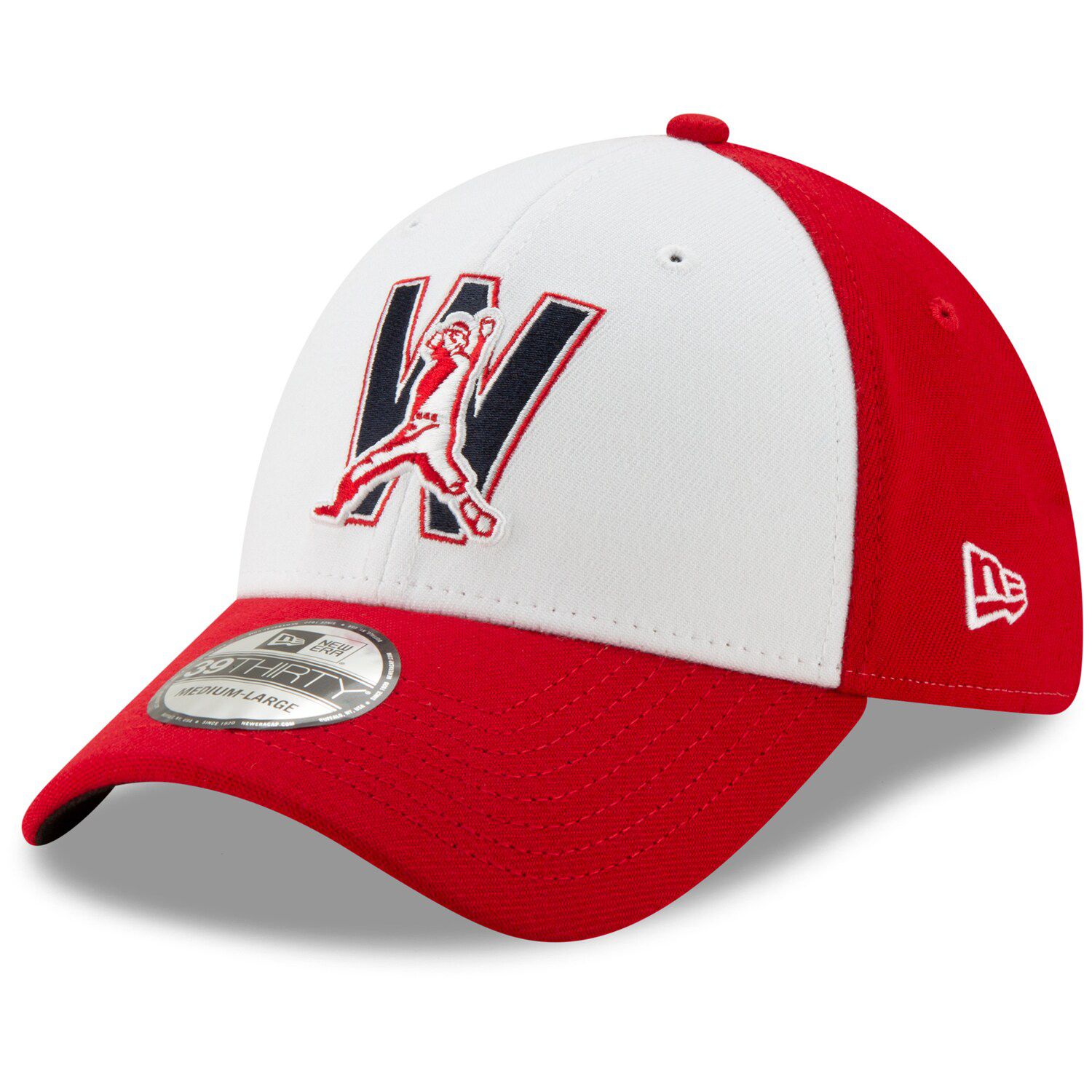 white washington nationals hat