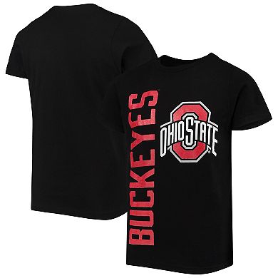 Youth Black Ohio State Buckeyes Vertical Leap T-shirt