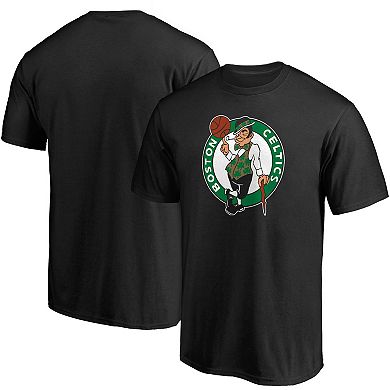 Men's Fanatics Branded Black Boston Celtics Primary Team Logo T-Shirt