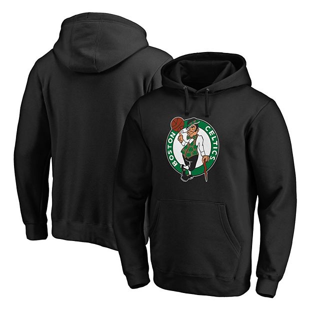 Fanatics Branded Men's Black Boston Celtics Primary Team Logo Pullover Hoodie - Black