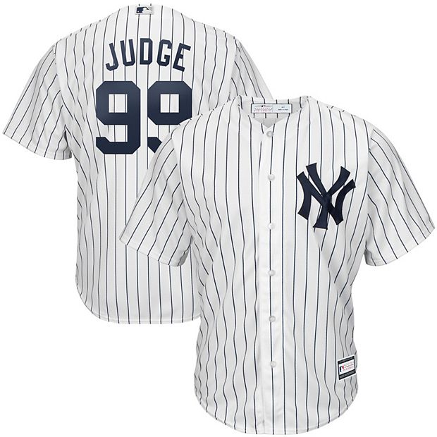 Men's Aaron Judge White New York Yankees Big & Tall Replica Player Jersey
