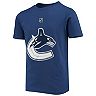 Youth Elias Pettersson Blue Vancouver Canucks Player Name & Number T-Shirt