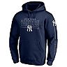 Men's Fanatics Branded Navy New York Yankees Team Front Line Pullover Hoodie