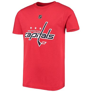 Youth Tom Wilson Red Washington Capitals Player Name & Number T-Shirt