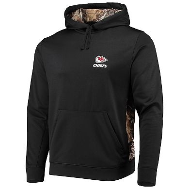 Men's Dunbrooke Black/Realtree Camo Kansas City Chiefs Logo Ranger Pullover Hoodie