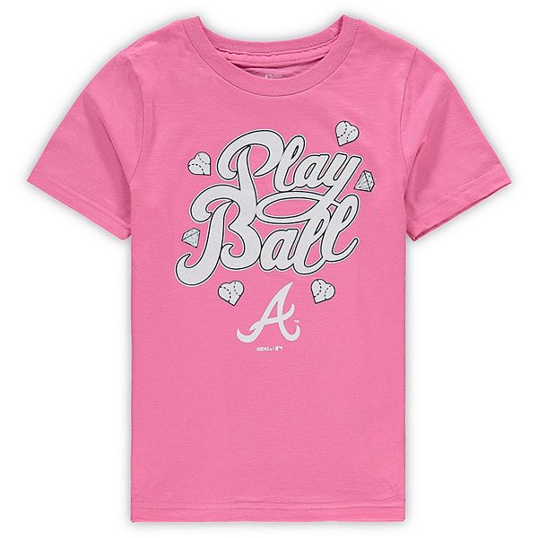 pink braves shirt