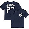 Toddler Nike Giancarlo Stanton Navy New York Yankees Player Name & Number T-Shirt