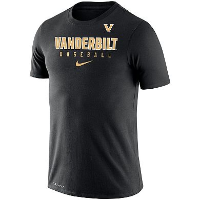 Men's Nike Black Vanderbilt Commodores Baseball Legend Performance T-Shirt