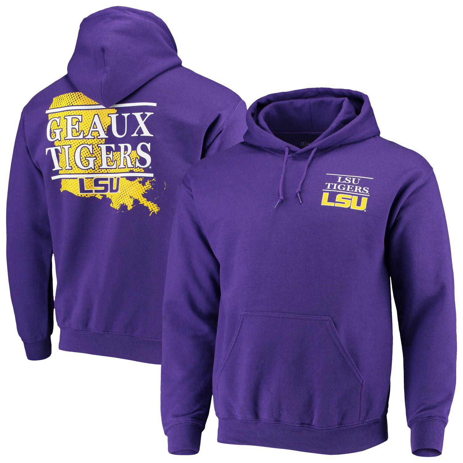 lsu fleece pullover