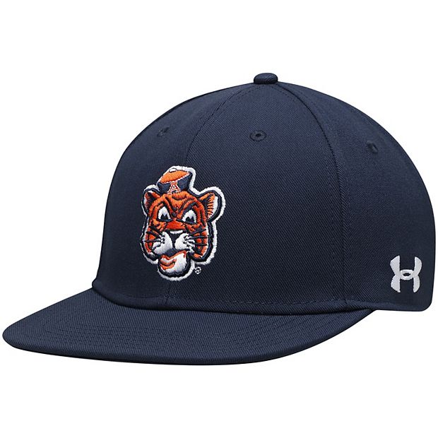 Men's Under Armour Navy Auburn Tigers Baseball Flex Fit Hat