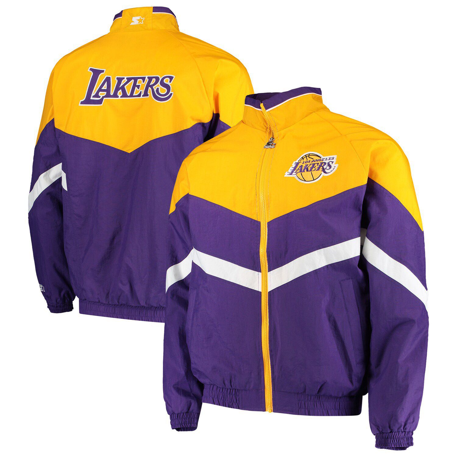 lakers pullover starter jacket