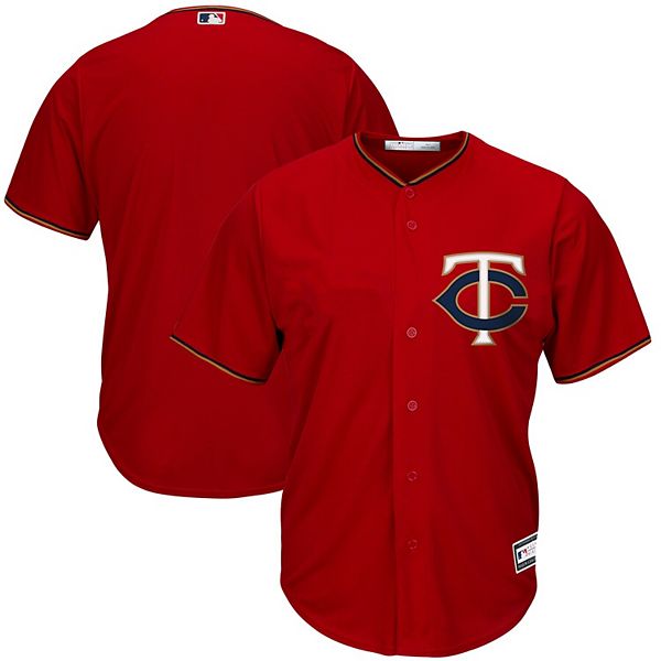 Twins unveil new red home jerseys