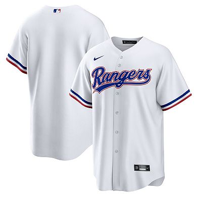 Men's Nike White Texas Rangers Home Replica Team Jersey
